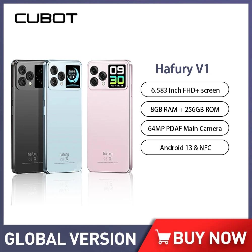 Cubot Hafury V1 ȵ̵ Ʈ, 6.583 ġ FHD +  ũ ޴, 16GB RAM(8GB + 8GB), 256GB ROM, 64MP ī޶, ڵ NFC